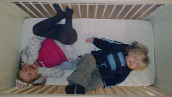 Testing the new bed