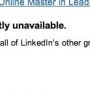 blijft mooi, deze error van LinkedIn. #great #thanks