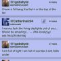 There is a kind of poetry considering the number if tweets left to read and the top two.... 