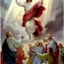 "Y mientras los bendecía, se separó de ellos(subiendo hacia el cielo)." (San Lucas) #AscensiónDelSeñor #FelizJornada
