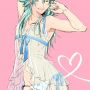 うにょさん（@unyo_ttel）のアイコン！ #rtしてくれた人のアイコンを自分の絵柄で描く　折角なので全身を描いてランジェリーの勉強をしてみました。こんなパンティー描いたの初めて////