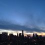 And the birthday sunset at the blue hour