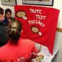 Biggs Taste Test Tuesday! Bagels and soy nut butter a nice midday snack. #gobucks #nutritionmonth