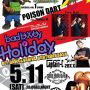 今夜は、高松Sound Bar RADで、POISON DART Japan Tourの最後のDANCE!!! 横浜からJUN4SHOT&SUPER CRISS も登場するぜー！皆さんお待ちしております！