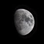 DSLR Daily Luna 77.1% Waxing slight cloud veil #moonwatch