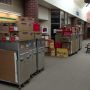 Always something in a rented facility...this is what we came into today. Just have to work around it. 