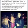 Buahahah! Xochitl is cracking me up right now. I see she's having a blast like we did back in Sept 11' #vegas #bitches