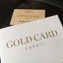 Gold card binnen. #retailspot
