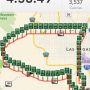 My bike ride yesterday around #Vegas.  57.72 miles.  