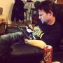 This is my husband in a nutshell. Nirvana. Orange soda. iToys. His recliner. He’s a dark & simple man, that @JGMD2020 