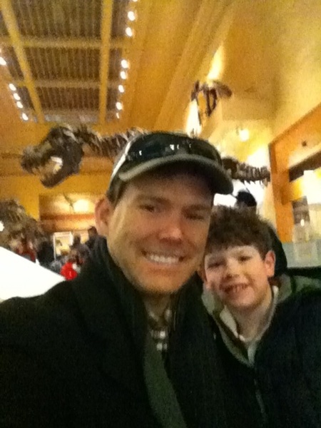 A little natural history museum stop to see the dinosaurs today