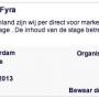 De NS zoekt stagiar(e) Fyra, plaatsingsdatum 25-01. Zou er toch een meer senior iemand opzetten. #uitdaging