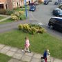 Kids enjoying the sunshine on their scooters.  #fb