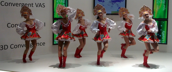 Great russian products here at the exhibition...