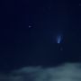 #Panstarrs and cloud, Friday, single frame #bbcskyatnight #astronomy