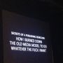 Carrière motto van @JanePratt #SXSW