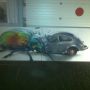 @artwarehouse, Fenixloodsen Katendrecht. Paneel van huischvrind Telmo