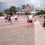 Ya se armó el volley ball en el Paseo Recreativo de @SomosMonclova #Monclova -