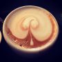 Rorschach test - what do you see here? #cappuchino