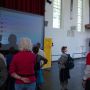 De 1e bezoekers, met wandelschoenen #mkl13 #020noord #bkslkerk