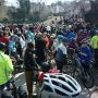 Huge turn out for the Bath #TwoTunnels inaugural ride