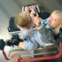 At the airport