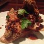 Unexpected day in Houston: more delicious bites @ Underbelly:Chix-fried chix livers.But goat dumplings =  biggest hit! 