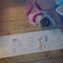 Lie drawing before her bath