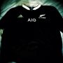 Wearing a great NZ gift on stage at #awssummit - All Black jersey #sickit