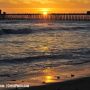 Sunset behind the @VisitOceanside pier tonight. @VisitCA 