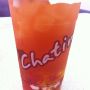 Strawberry kiwi with rainbow jelly #chatime