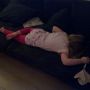 Will carry this sweet princess to her bed... #thatswhatdadsarefor
