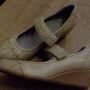 Nieuwe schoenen, met voor mijn doen enorme hakken!