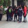 Avui alumnes de 6è han filmat exteriors pel film del projecte "Cinema en Curs", al Tramvia Blau @escolasadako