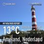 Vuurtoren Ameland, prima weertje hier 