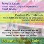 Defense Nutrition Labs - http://defensenutritionlabs.com/ | Private Label and Custom Formulation