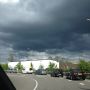 En … onderweg naar huis, dreigende lucht ohhh #nofilter 