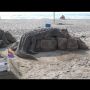 How awesome is this in our @tylarattray hometown Durban South Africa they make things outta sand for tourists to see! Croc made out of sea sand! 