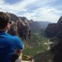 Who's no longer afraid of heights? Definitely not this guy but I made it there AND back.