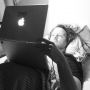 een foto van m'n eindredacteur #thesispanic