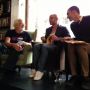 Andy Mason, Josh Ryba, and Daniel Browde at @book_lounge launching the graphic novel Rebirth.